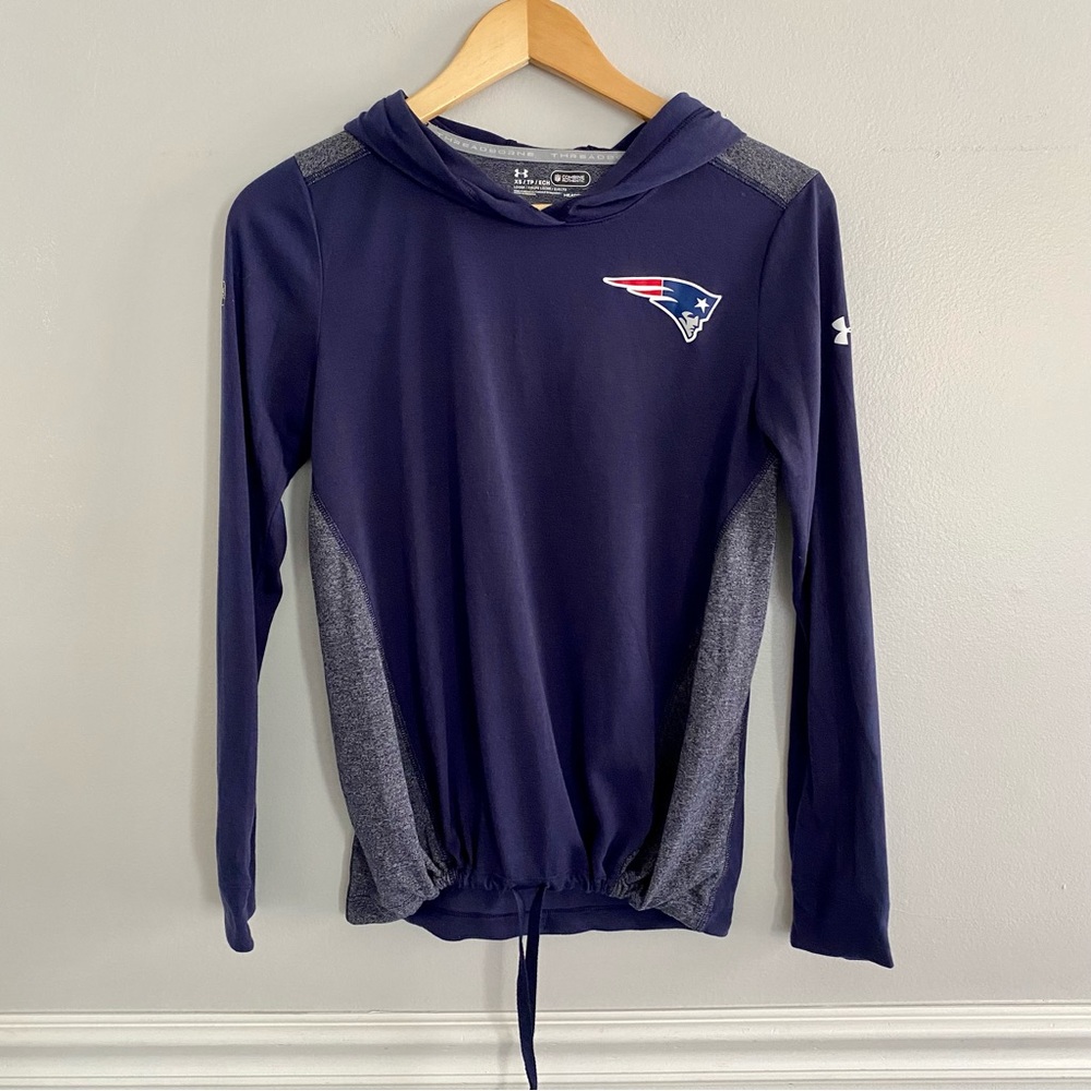 Women’s New England patriots under armour XS hoodie nfl combine authentic